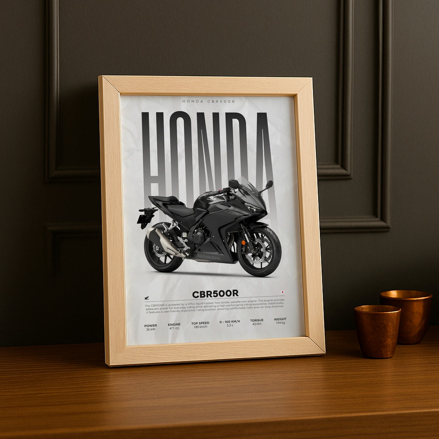 Cadre photo Honda CBR500R