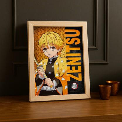 Cadre Photo Demon Slayer - Zenitsu