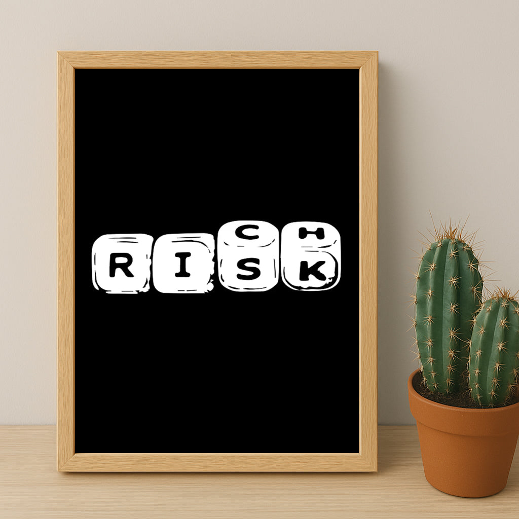 Cadre photo Motivation - Risk, Rich