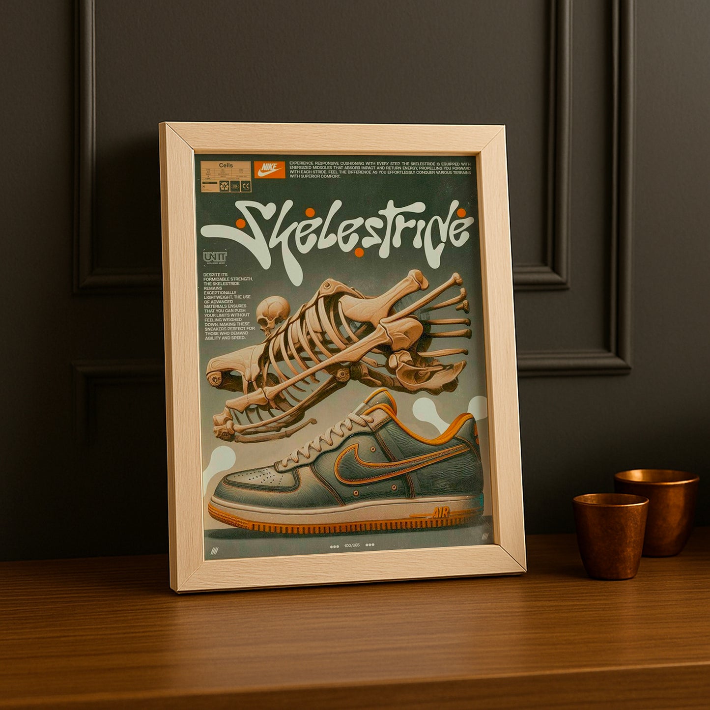 Poster Nike Air Force Skelestrine