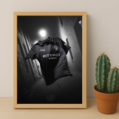 Cadre photo - Maillot Manchester City Extérieur 25-26