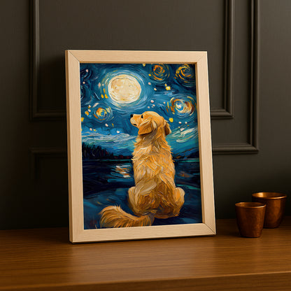 Portrait de chien - Poster