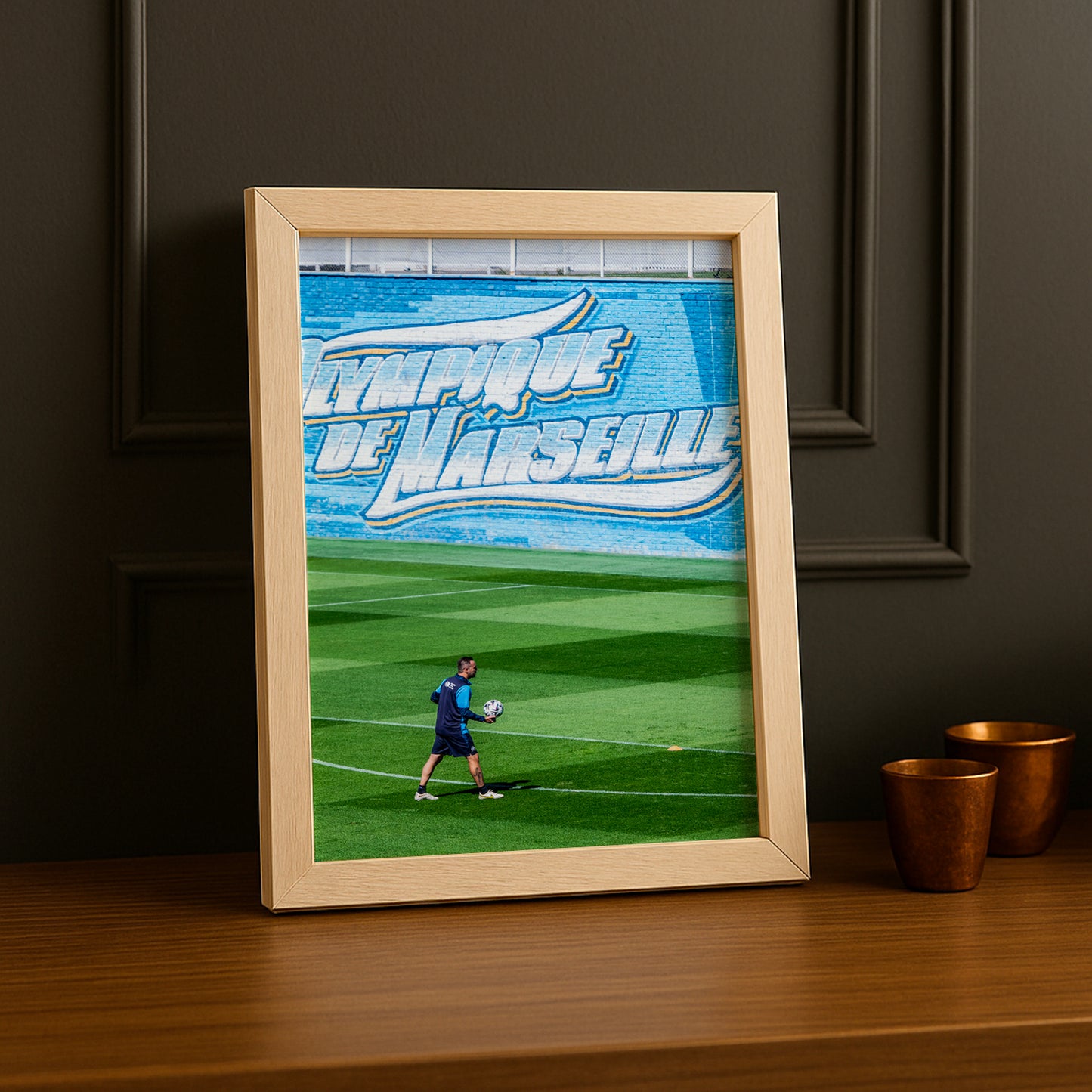 Poster encadrée Olympique de Marseille - Wall