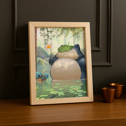 Cadre photo de Ronflex Pokémon