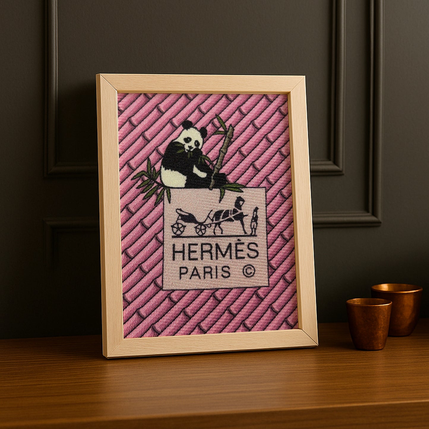 Cadre photo Hermès - Panda