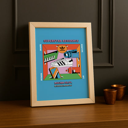 Cadre photo Adidas - Superstar Residence