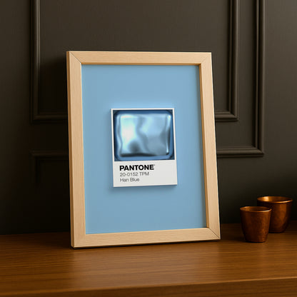 Cadre Photo Pantone Étiquette - Han Blue
