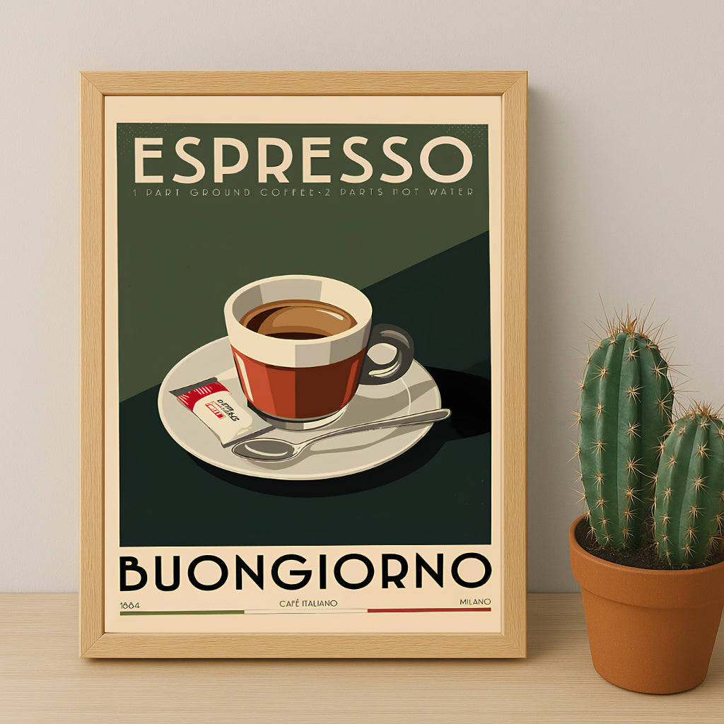 Cadre photo Coffee Lover - Buongiorno Espresso Italia
