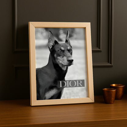 Cadre photo Dior Dog