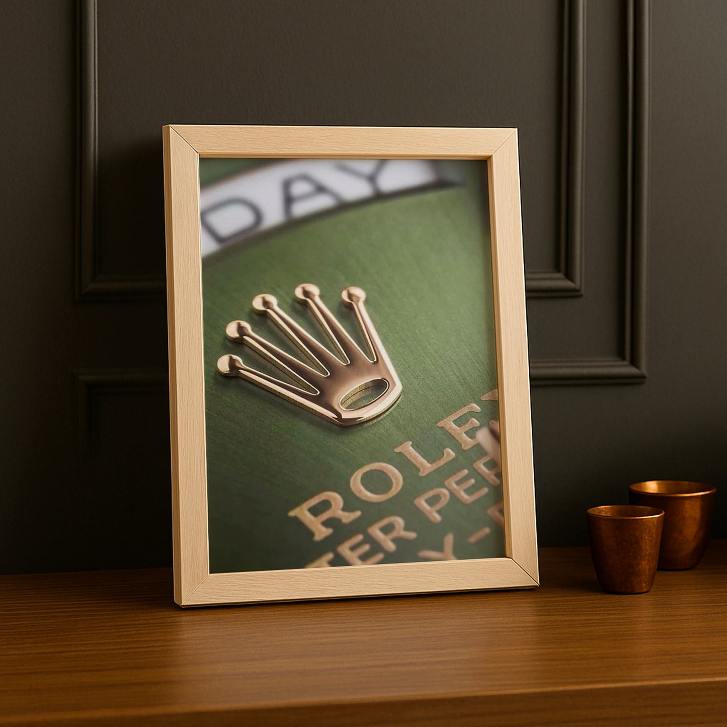 Poster Photo Rolex - Oyster Vert