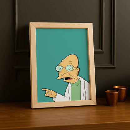 Cadre Photo Futurama - Professeur