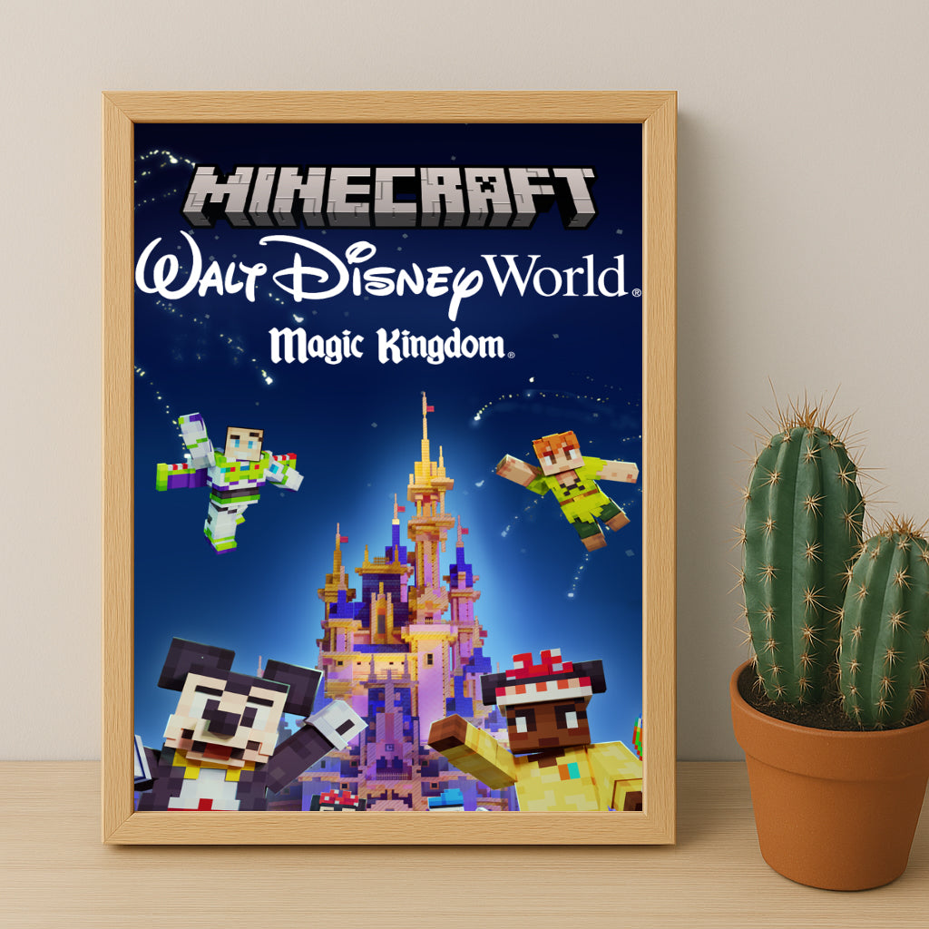 Cadre photo Minecraft - Walt Disney