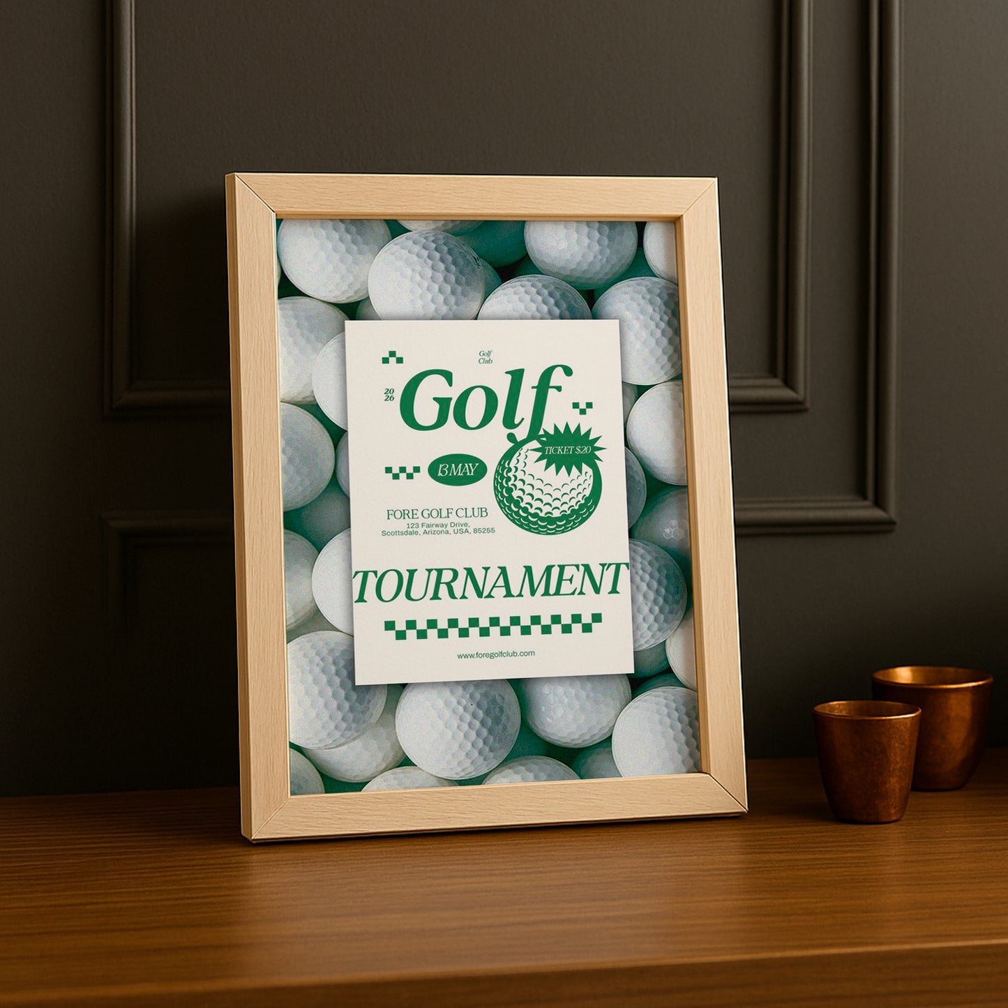 Cadre Photo Golf - Tournament