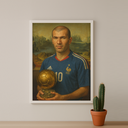 Poster Ballon d'Or - Zinédine Zidane