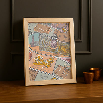 Cadre photo Louis Vuitton Monopoly