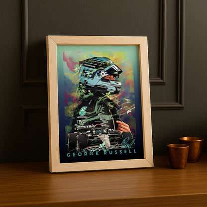 Cadre photo George Russel Formule 1