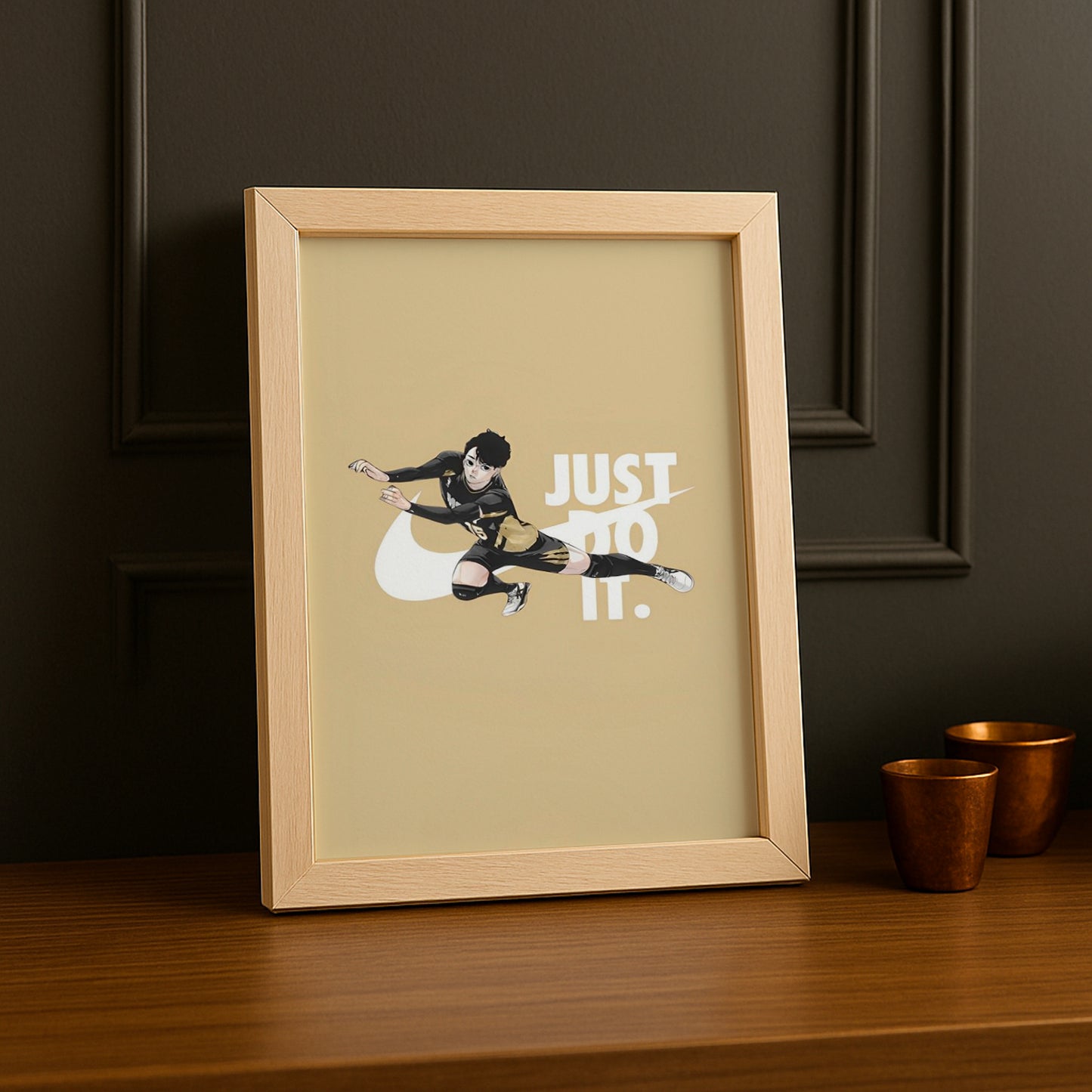 Cadre photo Volley-Ball - Just Do It Illustration