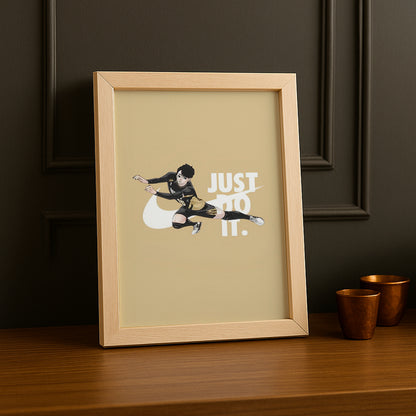 Cadre photo Volley-Ball - Just Do It Illustration