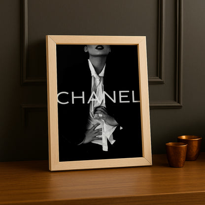 Cadre photo Chanel logo