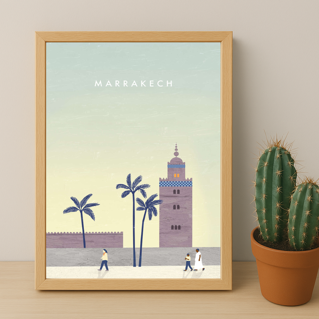 Maroc Marrakech - Poster