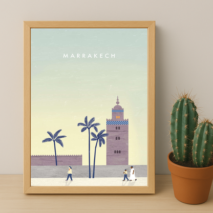 Maroc Marrakech - Poster