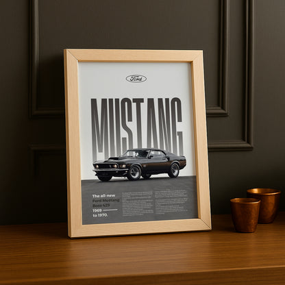Poster Voitures - Ford Mustang Boss 429