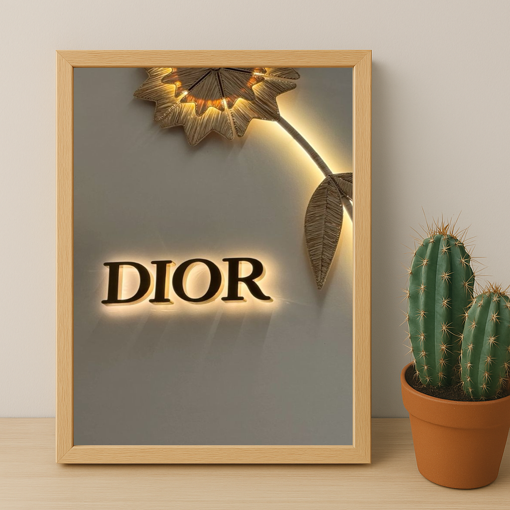 Cadre photo Dior Gold