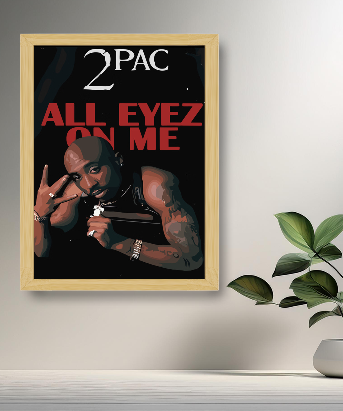 Cadre photo 2Pac All Eyes Me