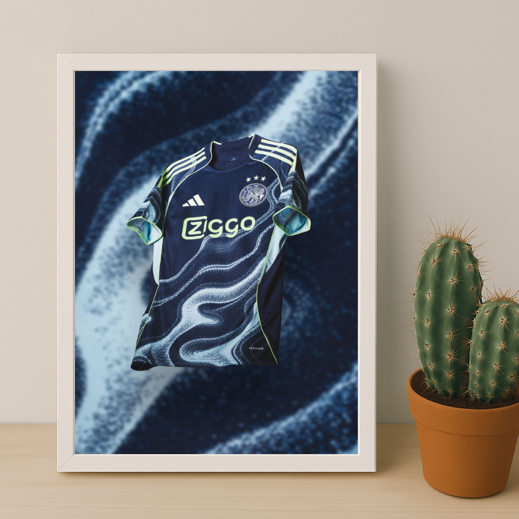 Poster Maillot Football - Ajax Amsterdam 2025-2026