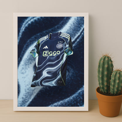 Poster Maillot Football - Ajax Amsterdam 2025-2026