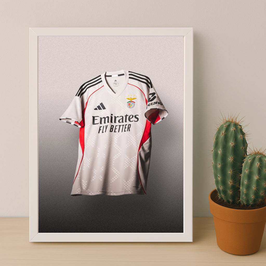 Poster Maillot Football - Benfica 2025-2026