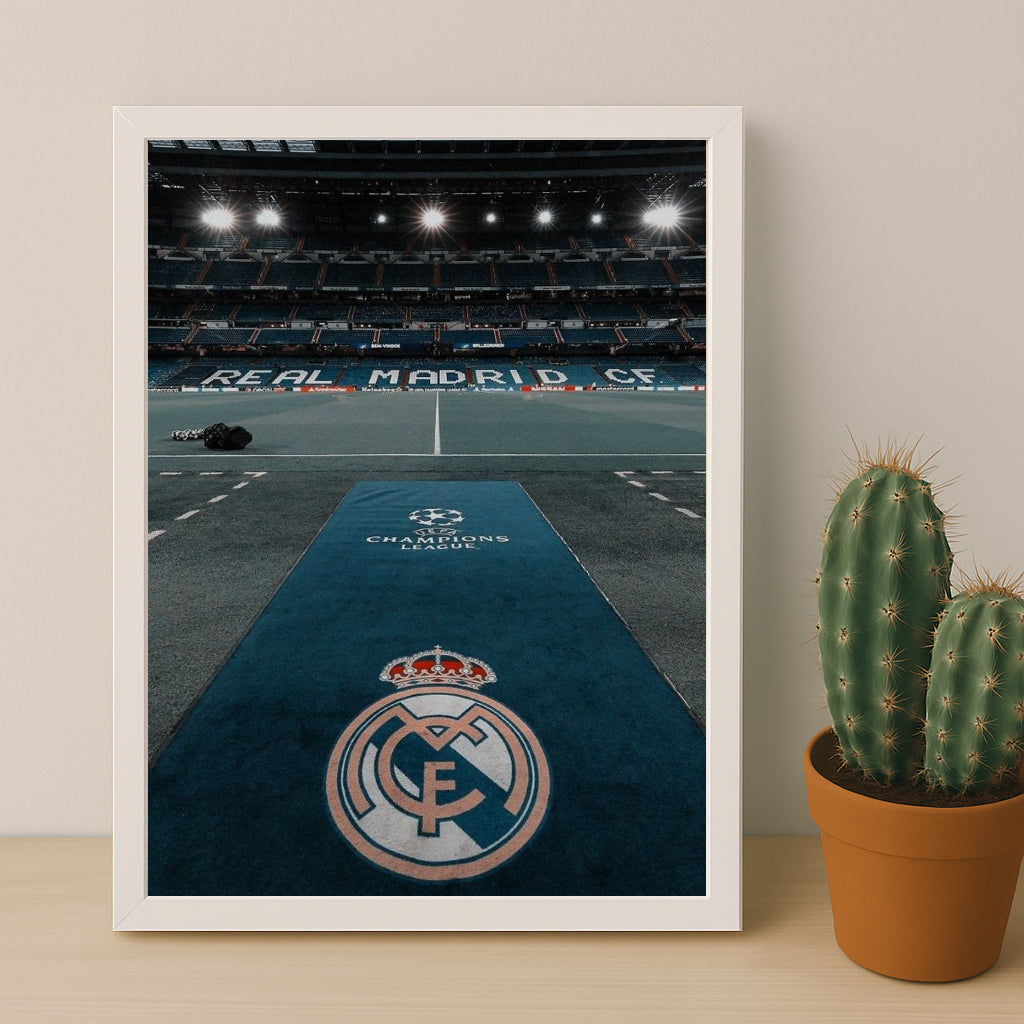 Poster encadrée Real Madrid - Stade Bernabeu