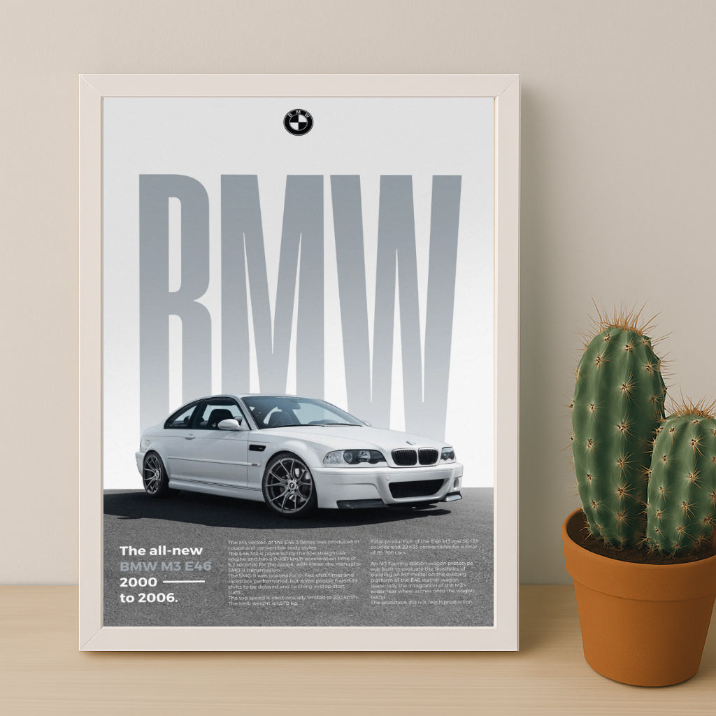 Poster Voitures - BMW M3 E46