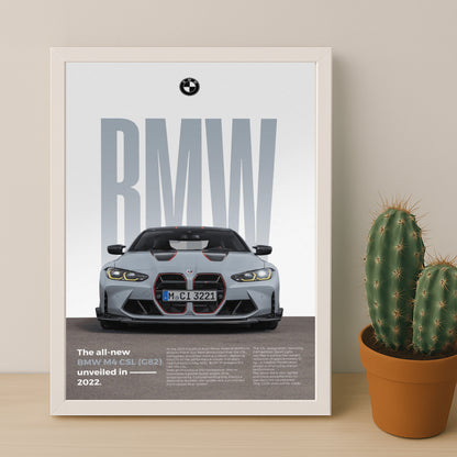 Poster Voitures - BMW M4 CSL G82