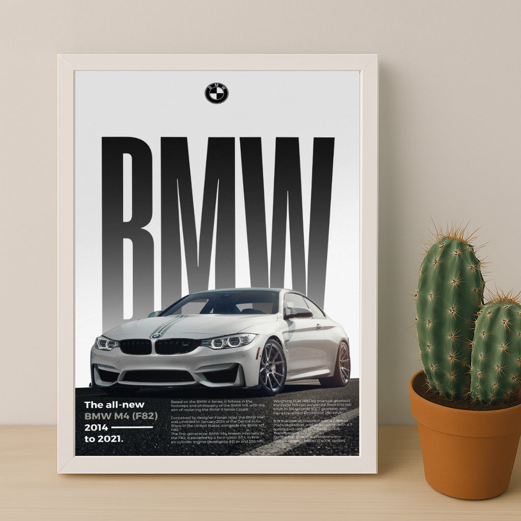 Poster Voitures - BMW M4 F82