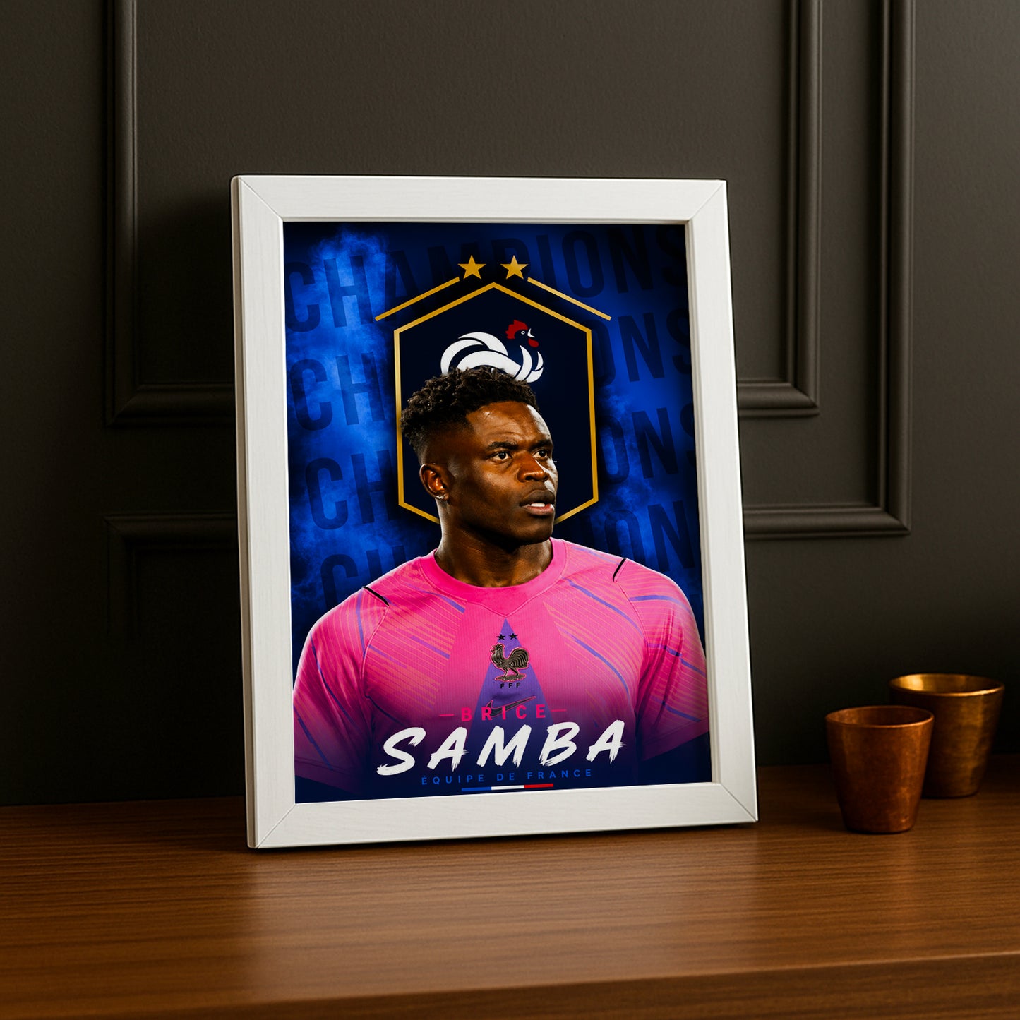Cadre Photo Brice Samba – Équipe de France TonCadre
