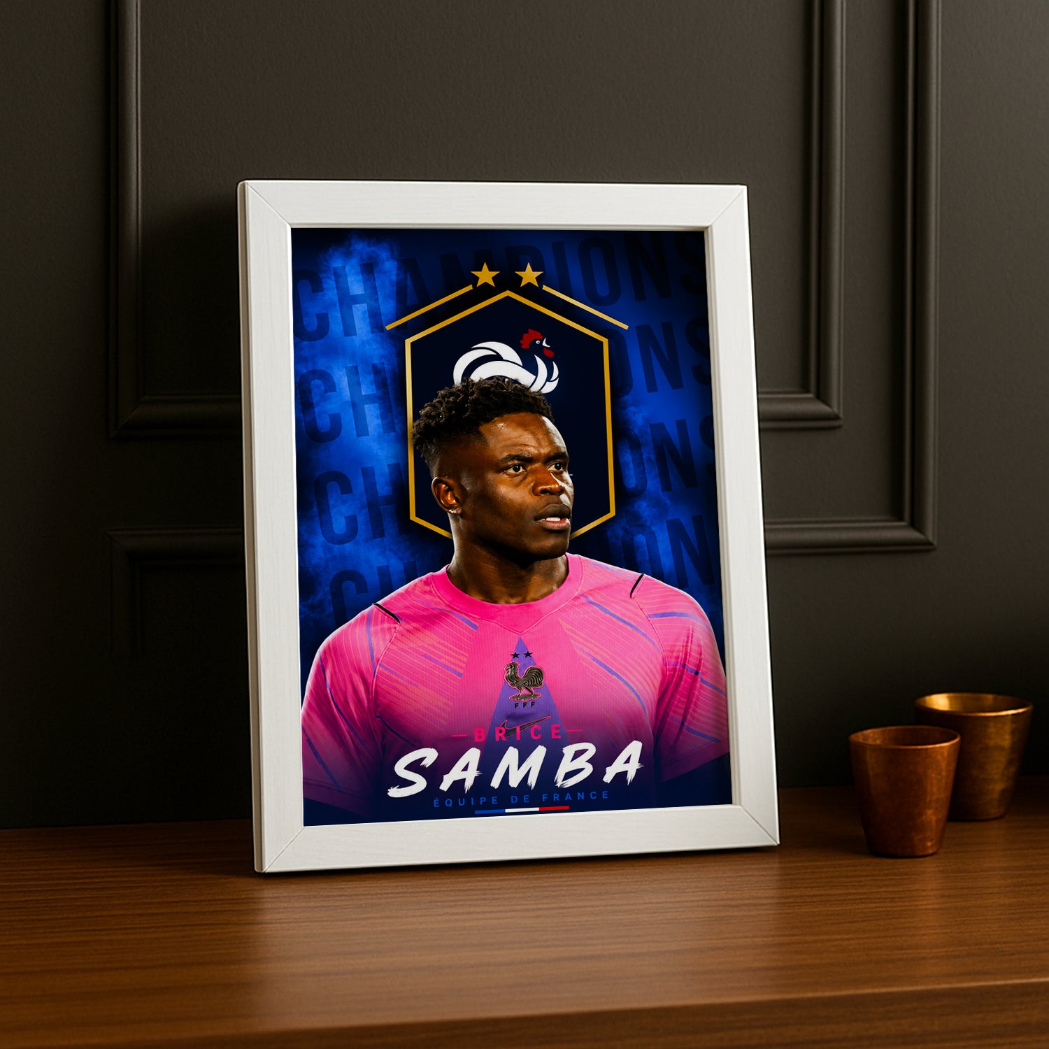 Cadre Photo Brice Samba – Équipe de France TonCadre