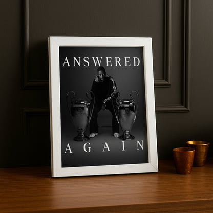 Cadre Photo Dembélé – "Answered Again" Deux Trophées Champions League | PSG Back 2 Back TonCadre