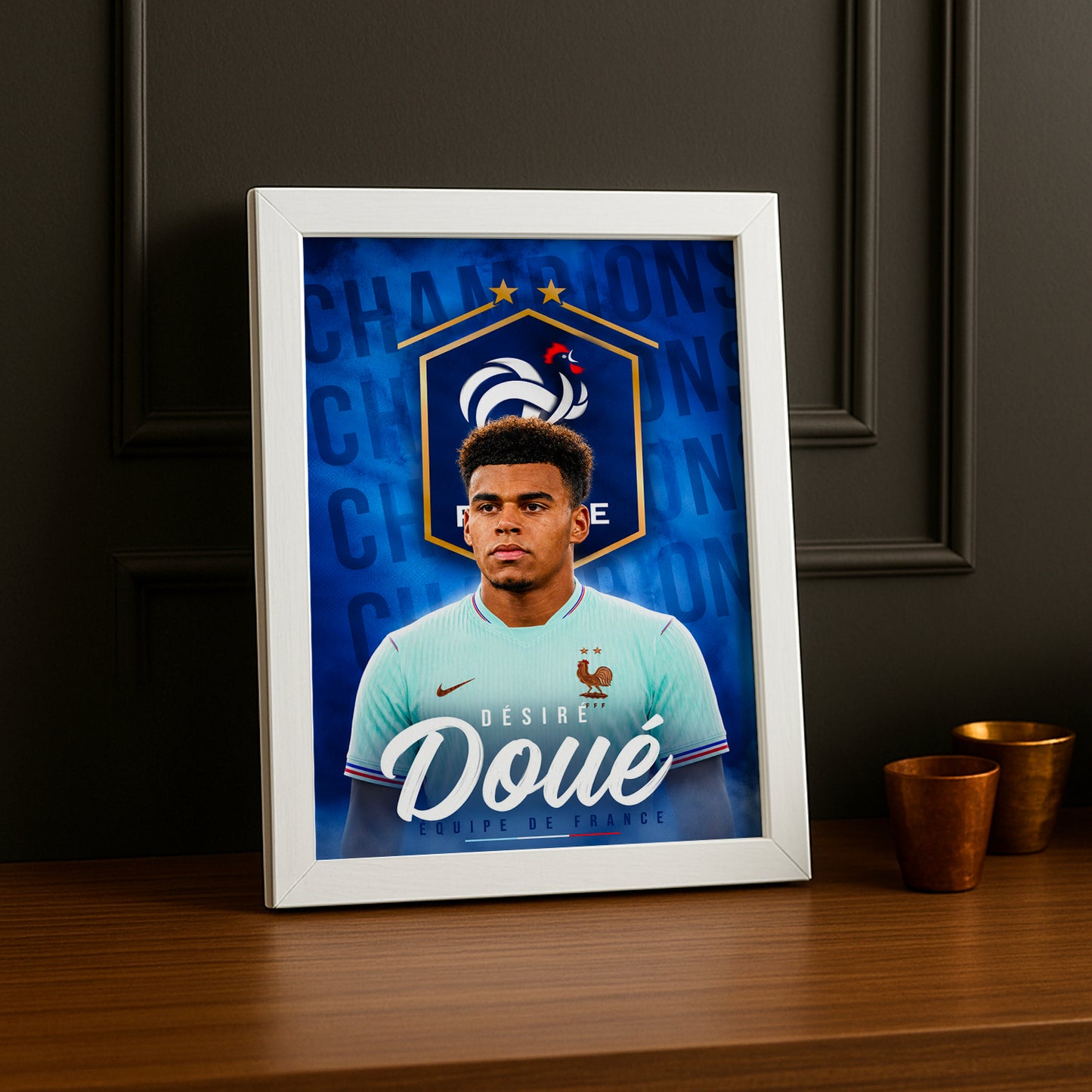 Cadre Photo Désiré Doué – Équipe de France TonCadre