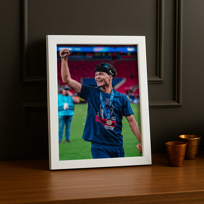 Cadre Photo Dro Fernandez – Célébration Champions League 2026 | PSG TonCadre
