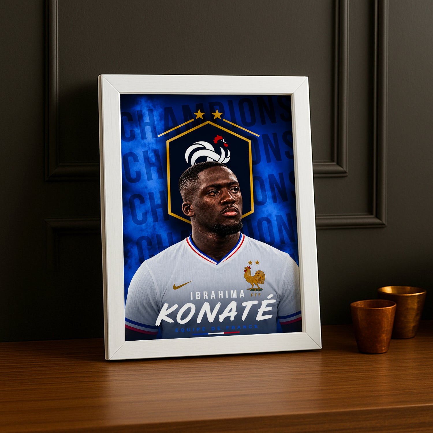 Cadre Photo Ibrahima Konaté – Équipe de France TonCadre