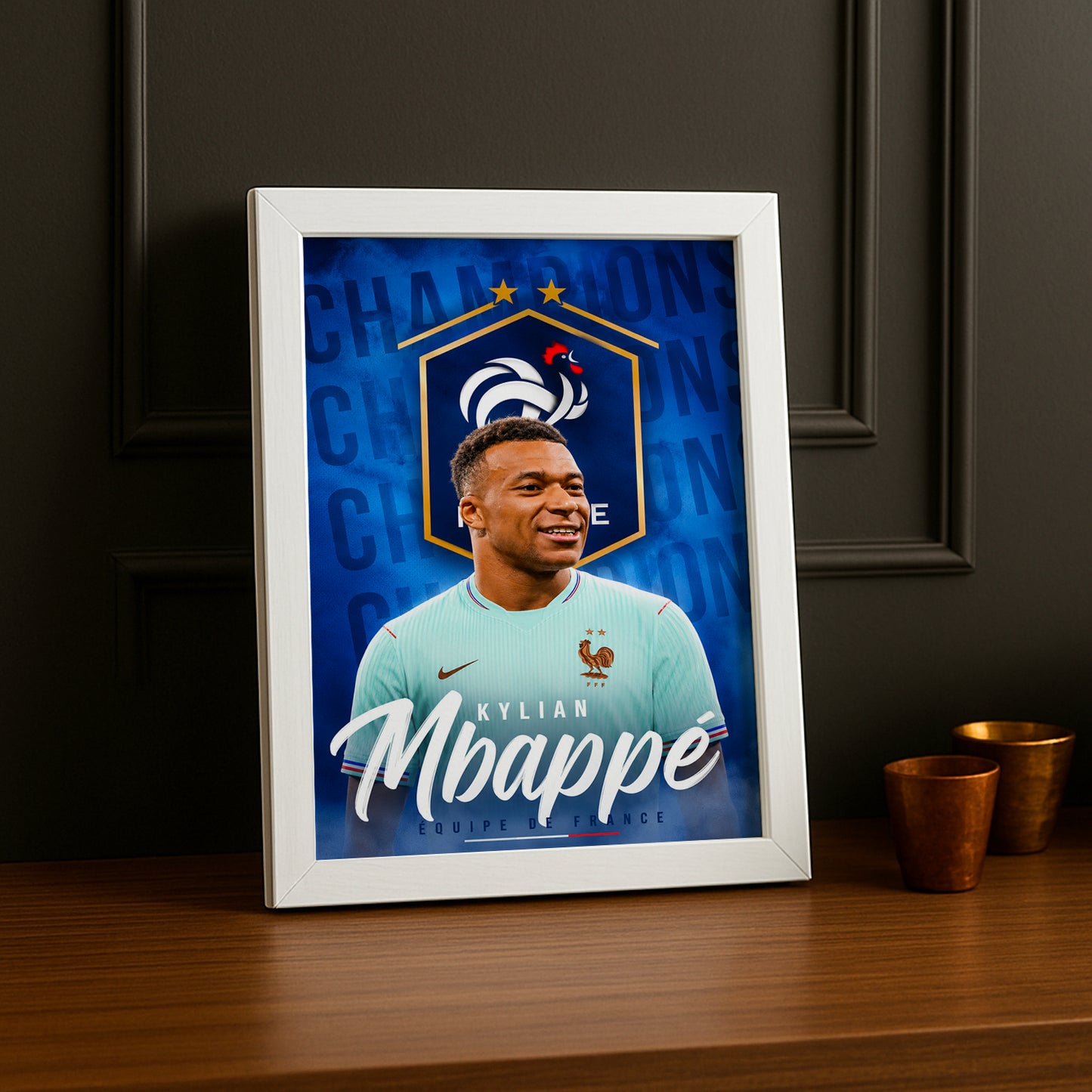 Cadre Photo Kylian Mbappé – Équipe de France TonCadre