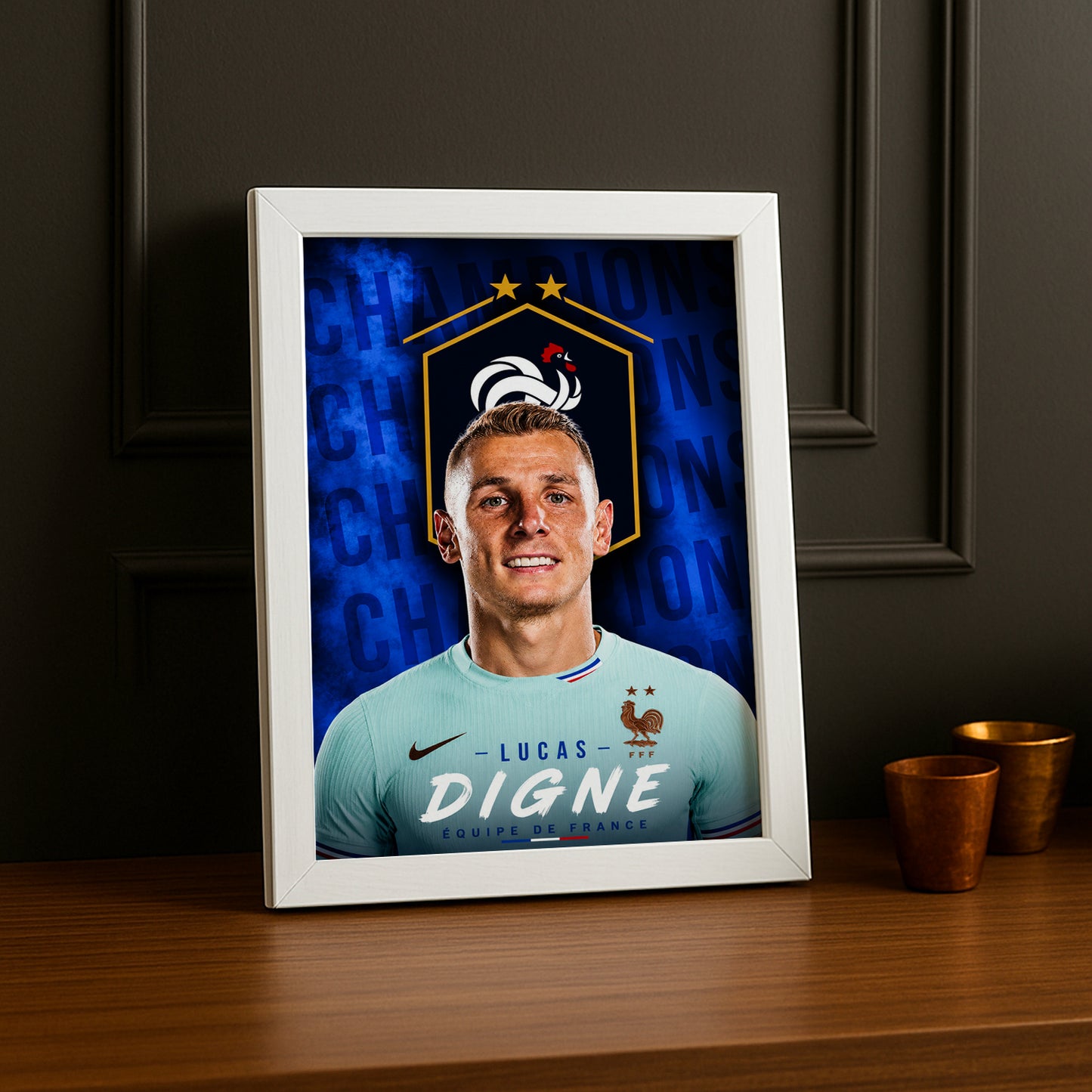 Cadre Photo Lucas Digne – Équipe de France TonCadre