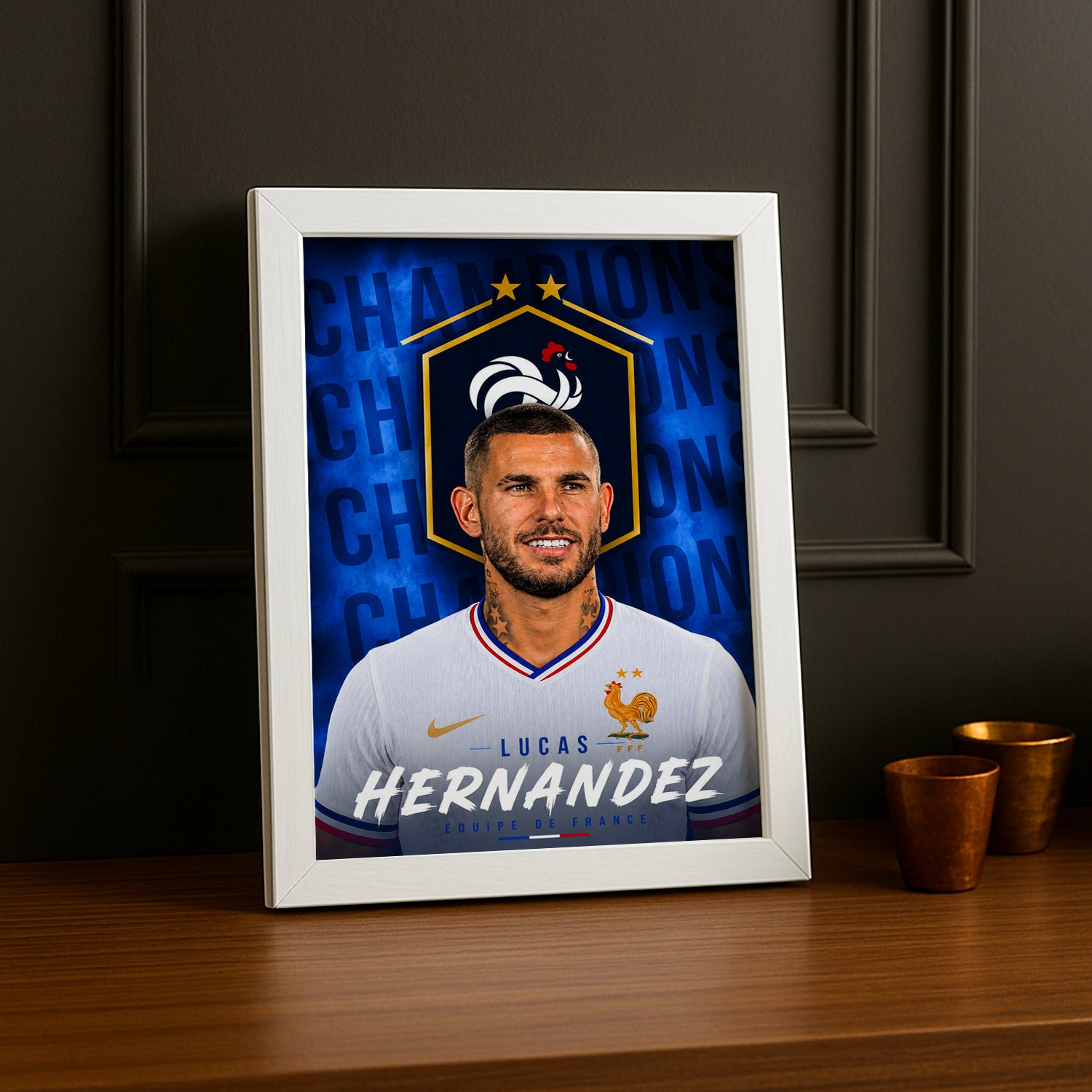 Cadre Photo Lucas Hernandez – Équipe de France TonCadre