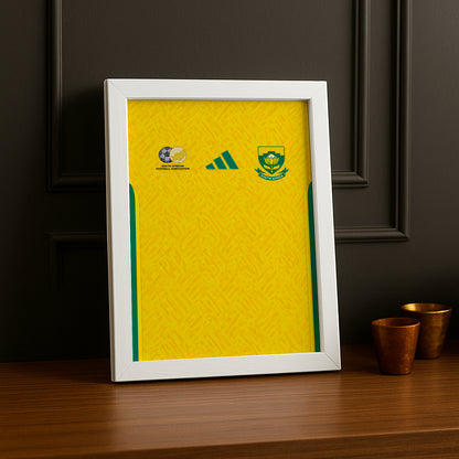 Cadre Photo Maillot Afrique du Sud – Domicile Coupe du Monde 2026 TonCadre