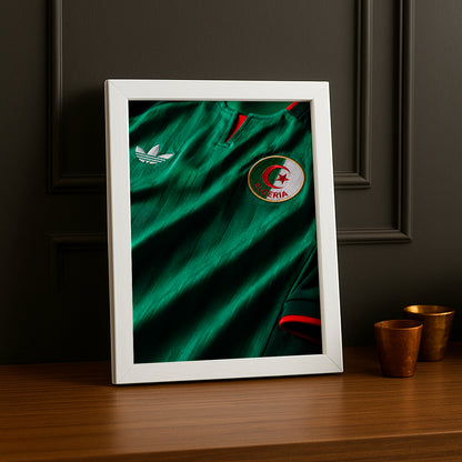 Cadre Photo Maillot Algérie – Domicile Coupe du Monde 2026 TonCadre