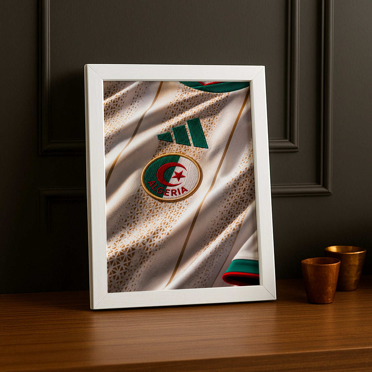 Cadre Photo Maillot Algérie – Extérieur Coupe du Monde 2026 TonCadre