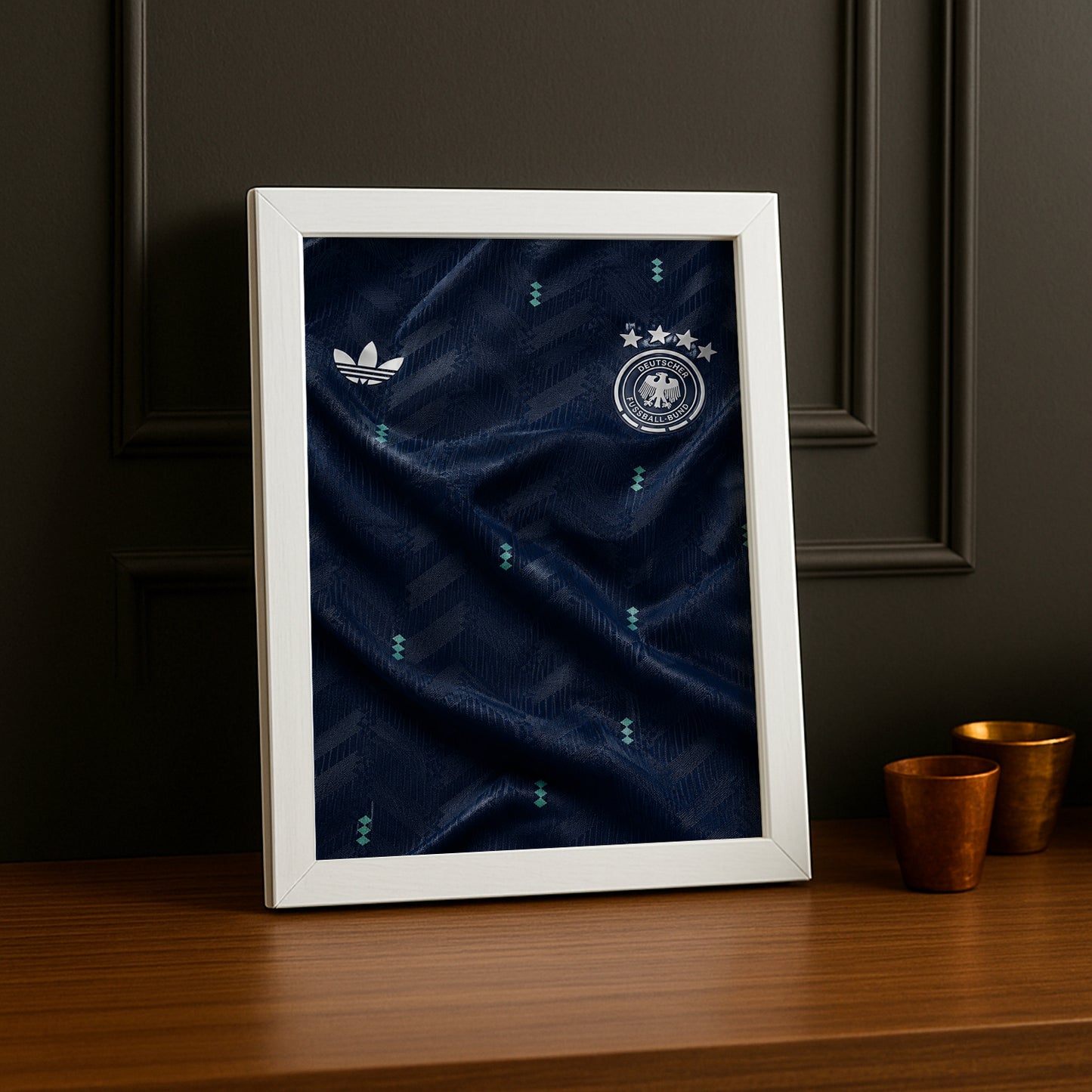 Cadre Photo Maillot Allemagne – Extérieur Coupe du Monde 2026 TonCadre