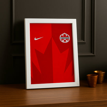 Cadre Photo Maillot Canada – Domicile Coupe du Monde 2026 TonCadre