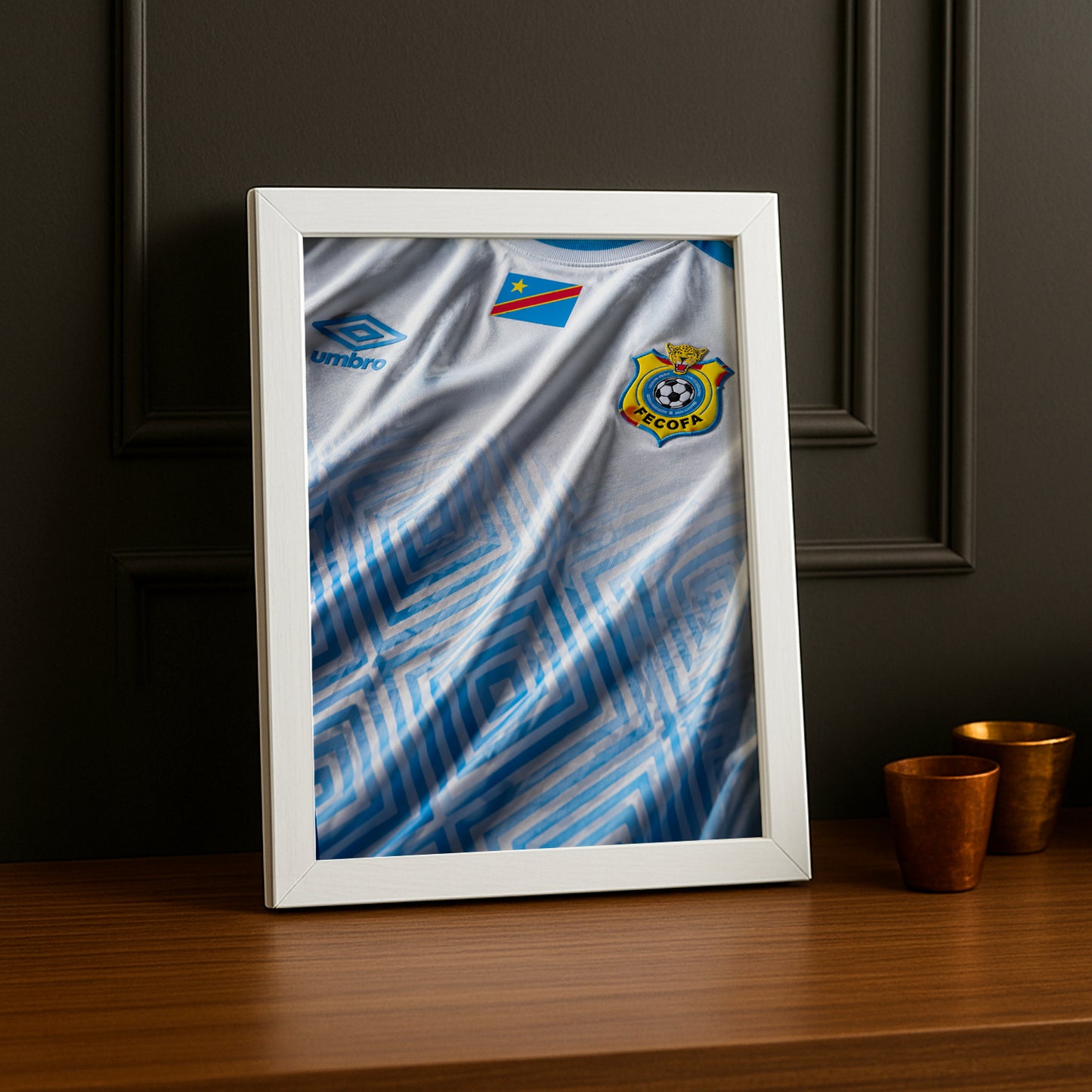 Cadre Photo Maillot Congo – Extérieur Coupe du Monde 2026 TonCadre